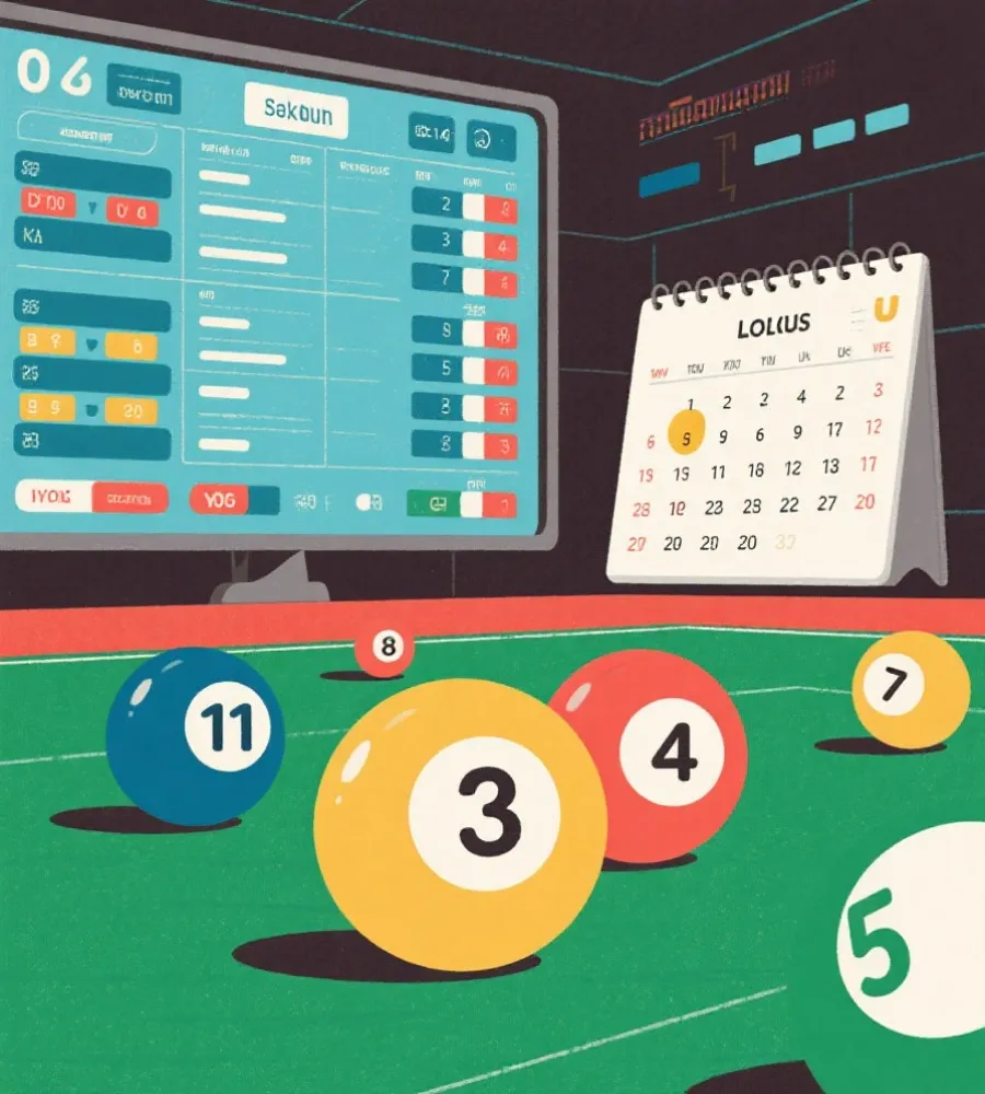 开奖结果查询示意图